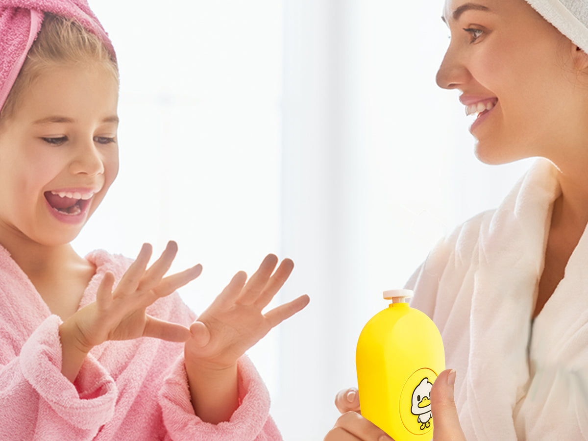 LUFFCABO electric baby nail file, perfect for toddlers, having fun while grooming with your mom