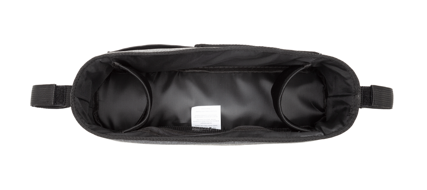 LUFFCABO stroller organizer with deep compartments, perfect for bottles and baby travel essentials