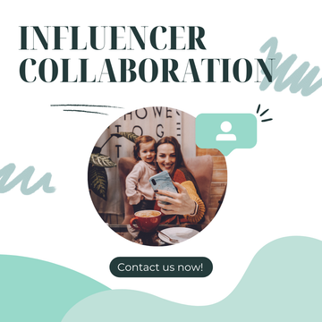 Ask for influencer collaboration