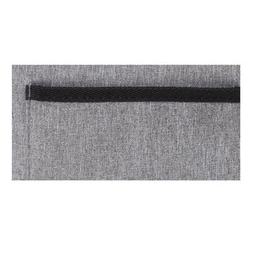 Gray heavy-duty fabric close-up for stroller organizer bag