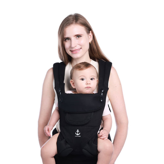 LUFFCABO baby carrier, ergonomic design for newborns to toddlers, perfect baby wrap carrier