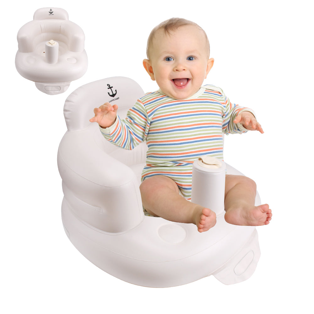 LUFFCABO inflatable baby seat, perfect for infants, providing support as a baby chair