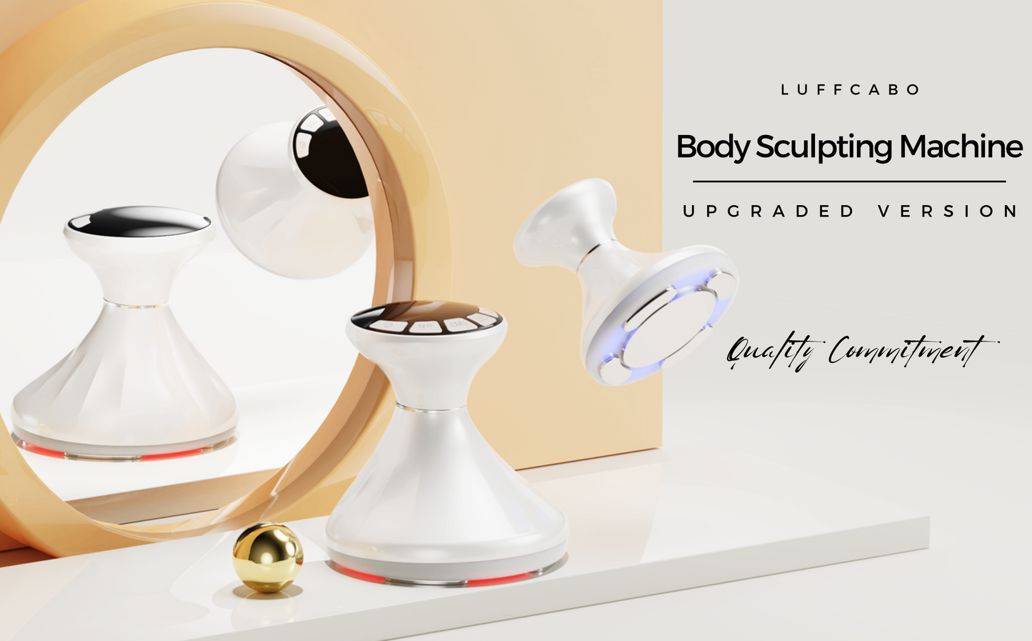 LUFFCABO body sculpting machine, upgraded version with light therapy for face and body care