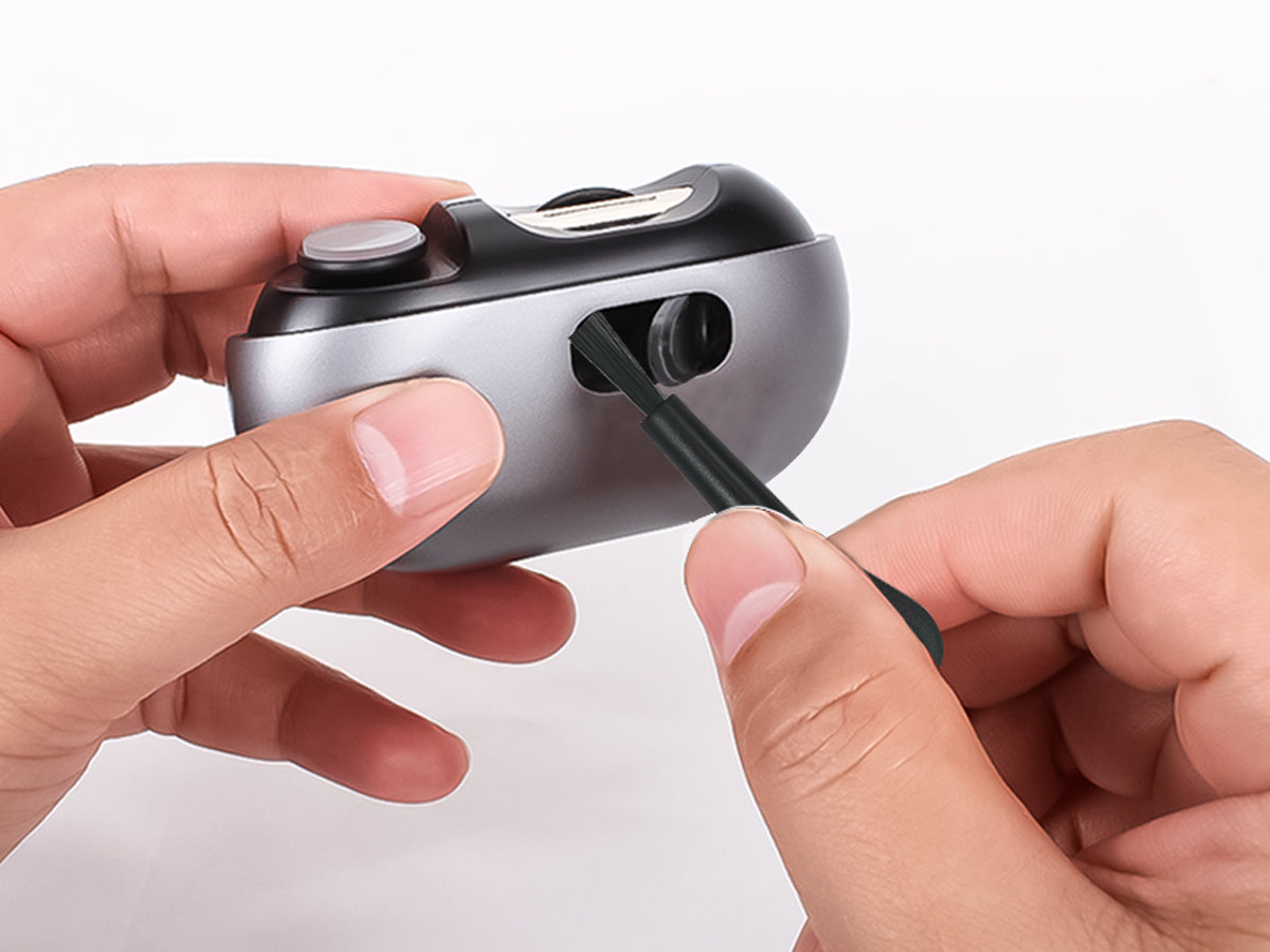 The nail storage compartment of the electric nail cutter - A perfect nail tool for precise nail trimming