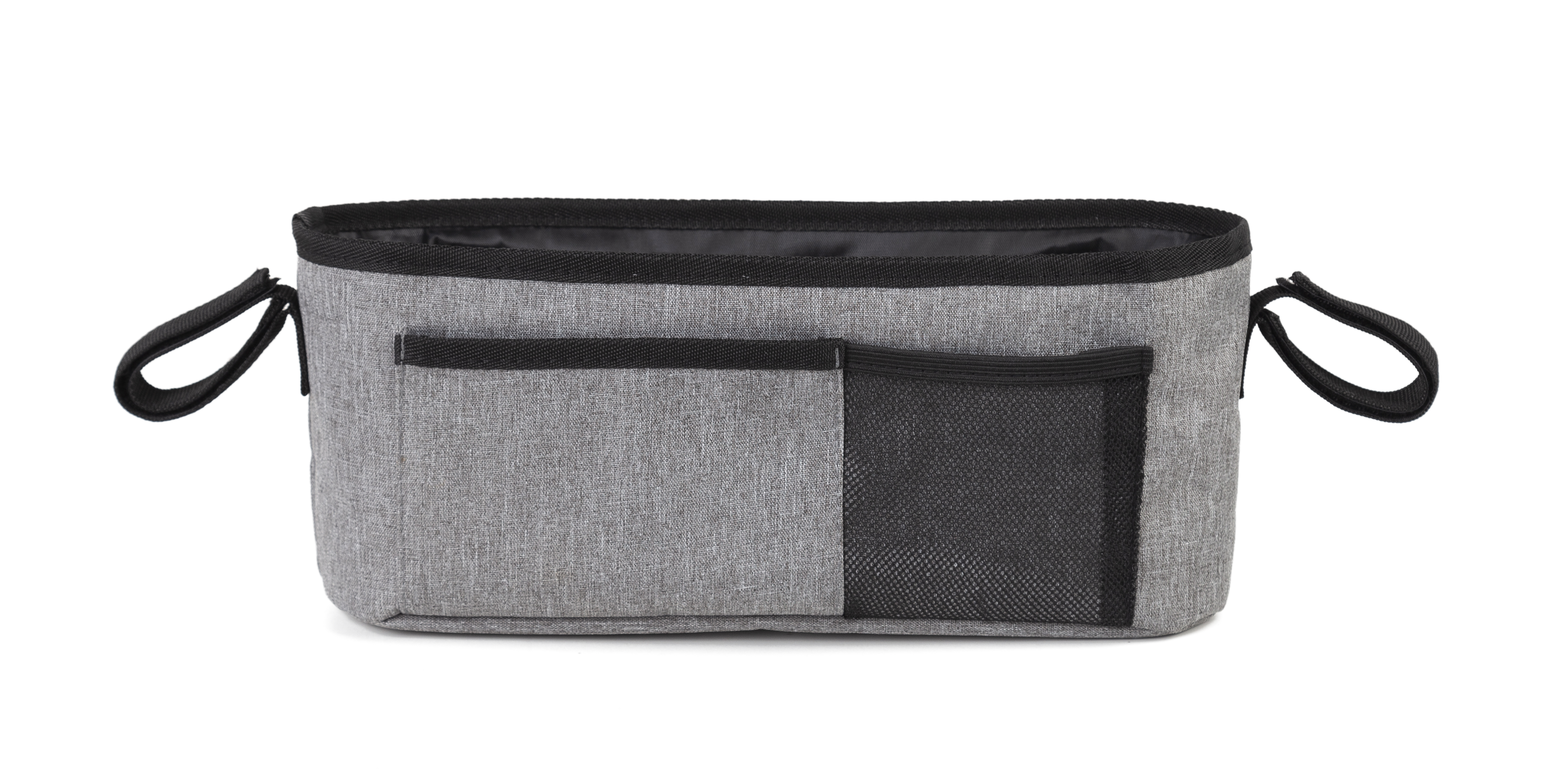 LUFFCABO stroller organizer bag with a sleek design, perfect for keeping baby essentials handy